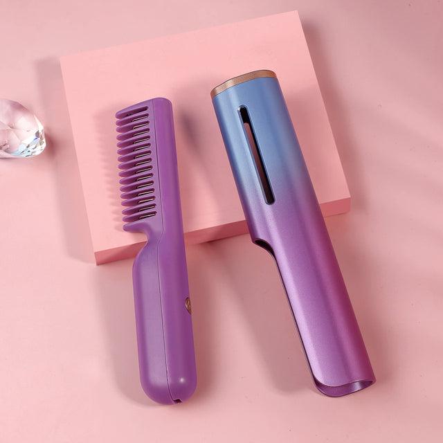 Multifunctional USB Rechargeable Hair Straightener - ItemBear.com