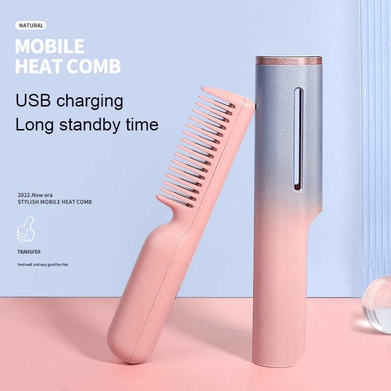 Multifunctional USB Rechargeable Hair Straightener - ItemBear.com