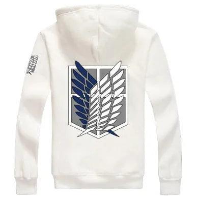 New Anime Wings of Liberty Cosplay Costume Attack on Titan Unisex Hoodies Shingeki No Kyojin Legion Zipper Jacket Sweatshirts - ItemBear.com