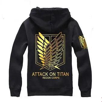 New Anime Wings of Liberty Cosplay Costume Attack on Titan Unisex Hoodies Shingeki No Kyojin Legion Zipper Jacket Sweatshirts - ItemBear.com