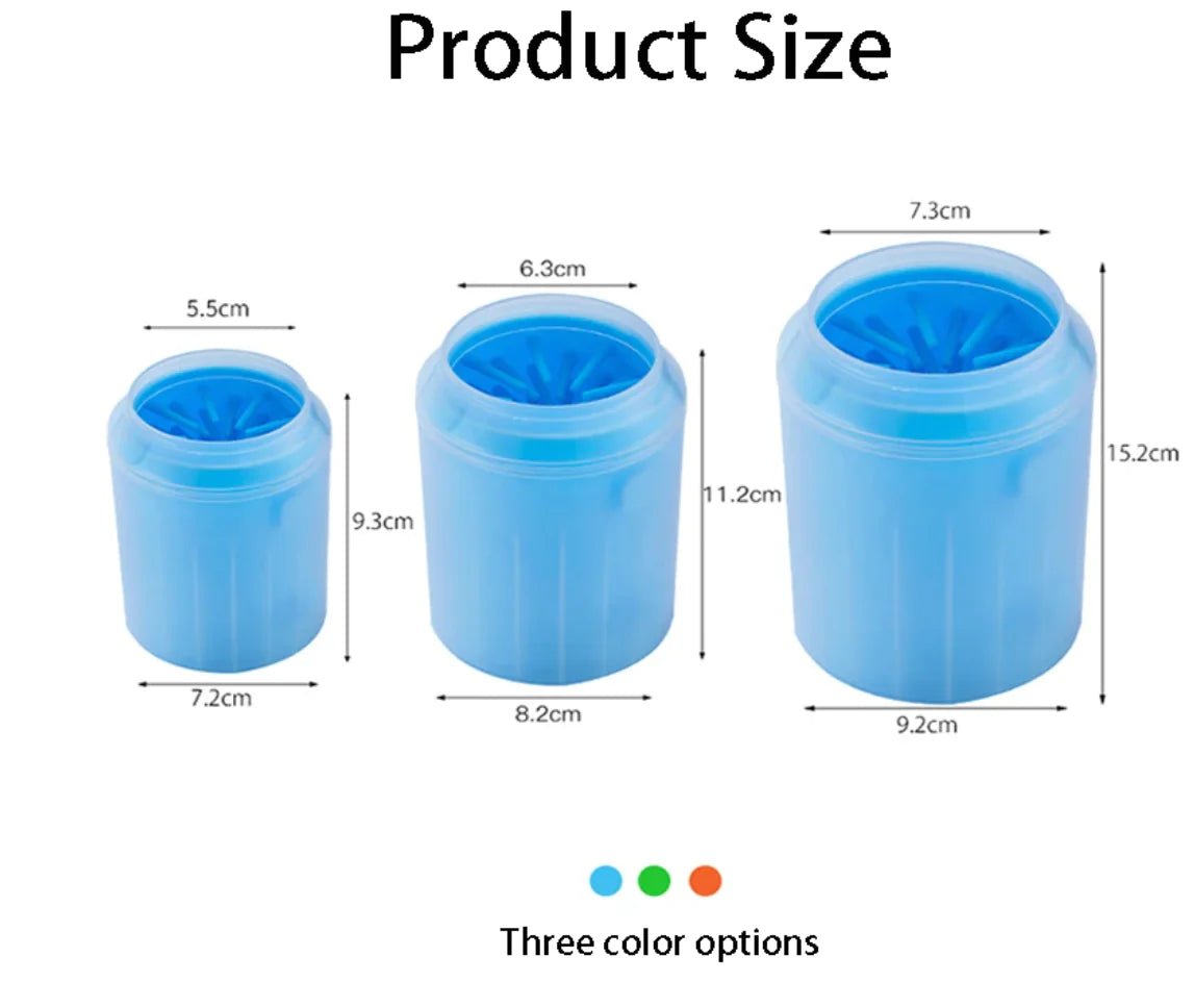 New Dog Paw Cleaner Cup Soft Silicone Combs Portable Outdoor Pet Foot Washer Paw Clean Brush Quickly Wash Foot Cleaning Bucket - ItemBear.com