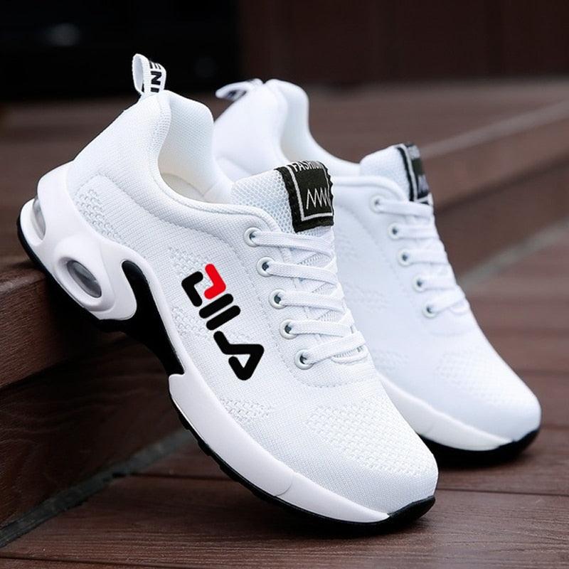 New Running Shoes Ladies Breathable Sneakers Summer Light Mesh Air Cushion Women Sports Shoes Outdoor Lace Up Training Shoes - ItemBear.com