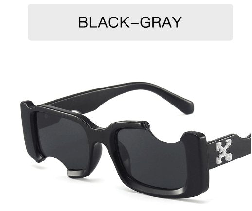 Off Notch Hole Design Sun Glasses - ItemBear.com