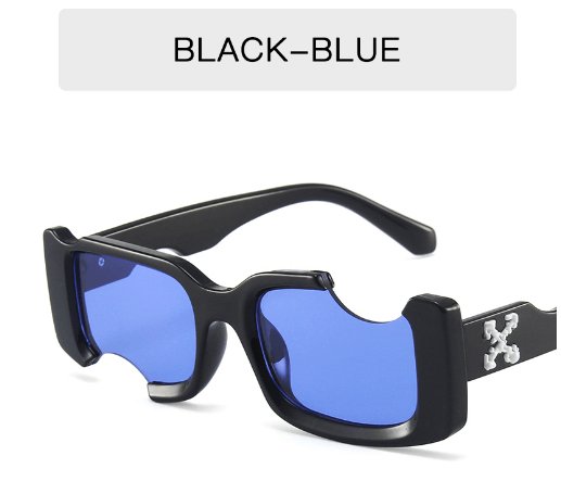 Off Notch Hole Design Sun Glasses - ItemBear.com