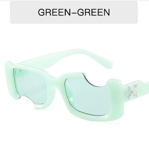 Off Notch Hole Design Sun Glasses - ItemBear.com