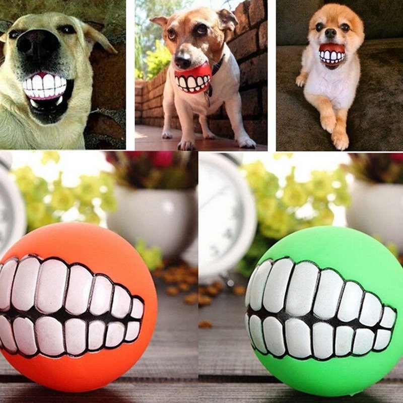 Pet Ball Teeth Silicon Chew Toys for Large Breeds - ItemBear.com