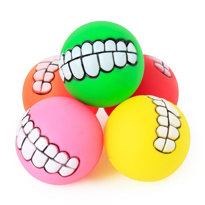 Pet Ball Teeth Silicon Chew Toys for Large Breeds - ItemBear.com