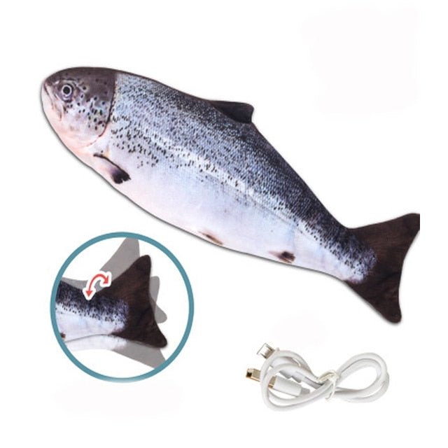 Pets Interactive Electronic Floppy Fish Toys - ItemBear.com