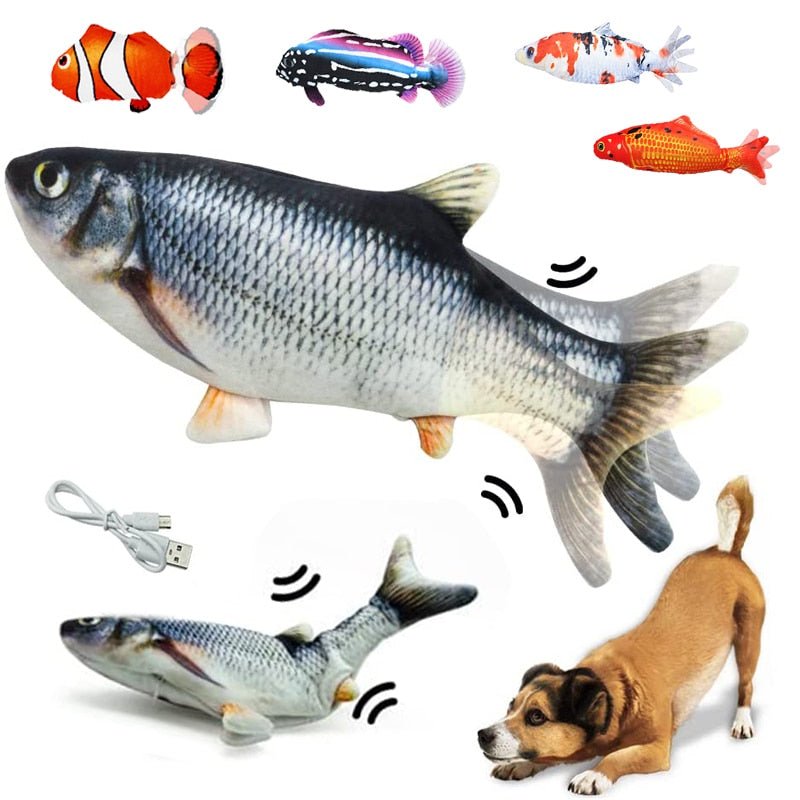 Pets Interactive Electronic Floppy Fish Toys - ItemBear.com