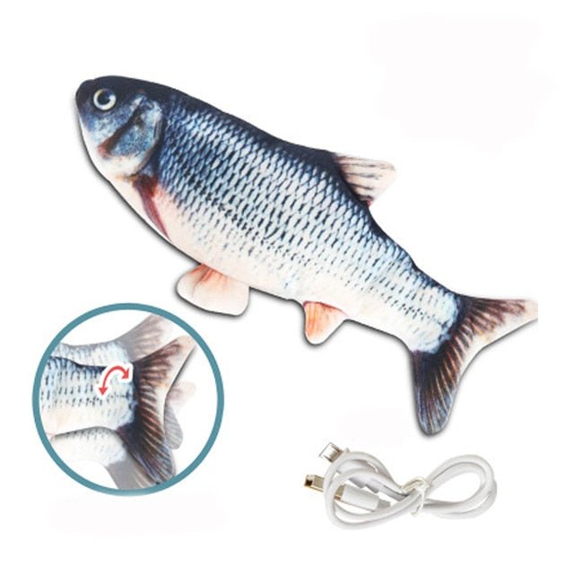 Pets Interactive Electronic Floppy Fish Toys - ItemBear.com