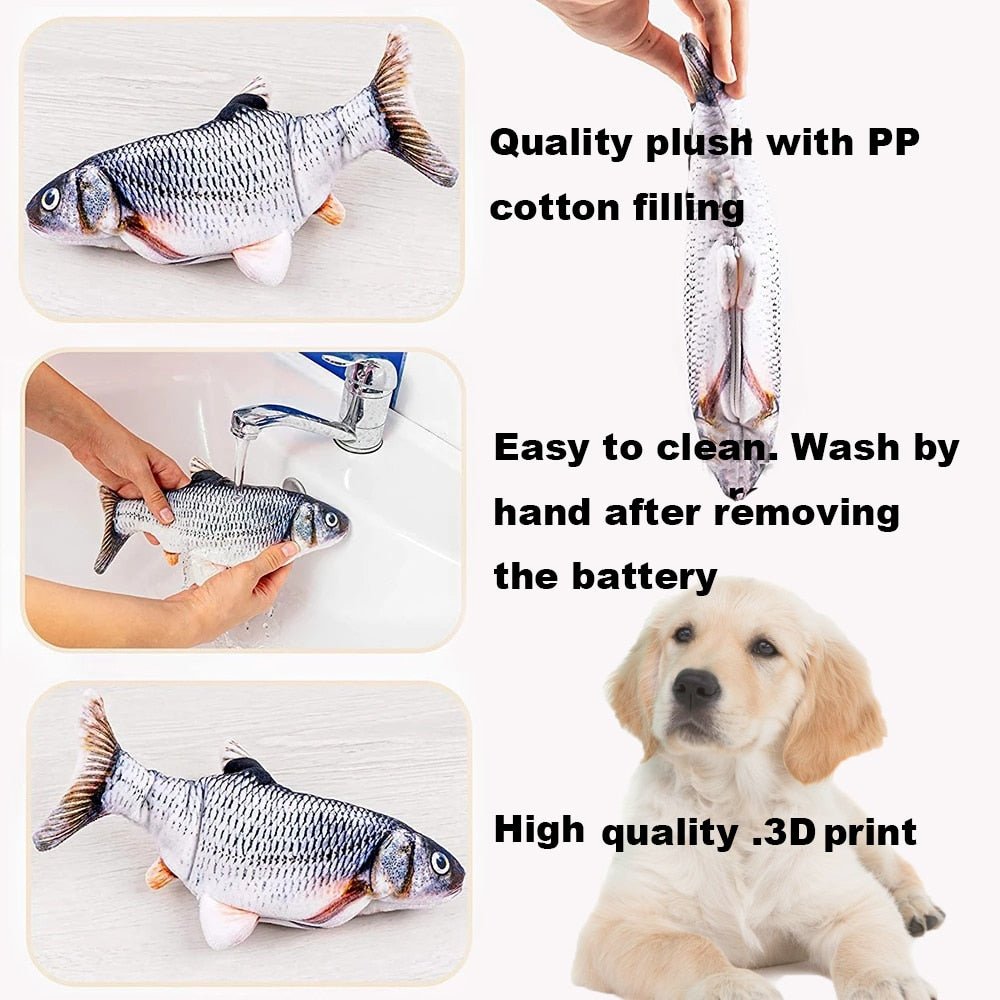 Pets Interactive Electronic Floppy Fish Toys - ItemBear.com