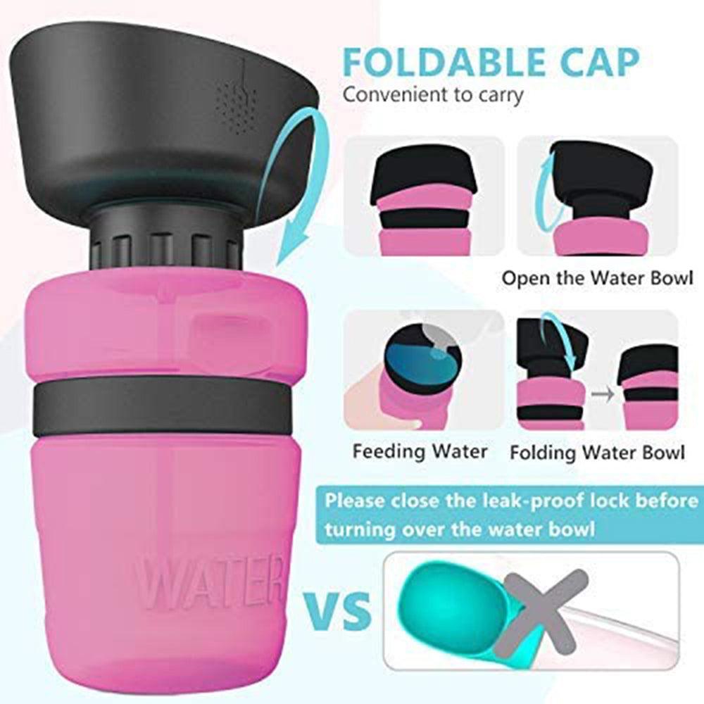 Portable BPA Free Foldable Dog Water Bottle - ItemBear.com