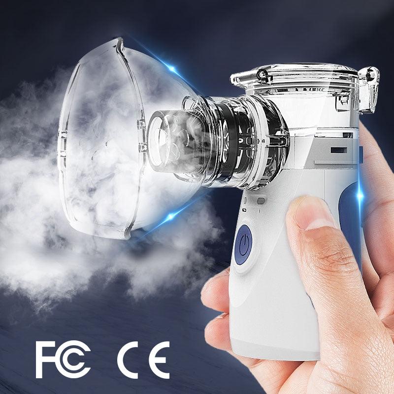 Portable Nebulizer Machine Medical Atomizer Nebuliser Inhalator Adult Children Silent Inhaler Humidificador Nebulizador Portatil - ItemBear.com