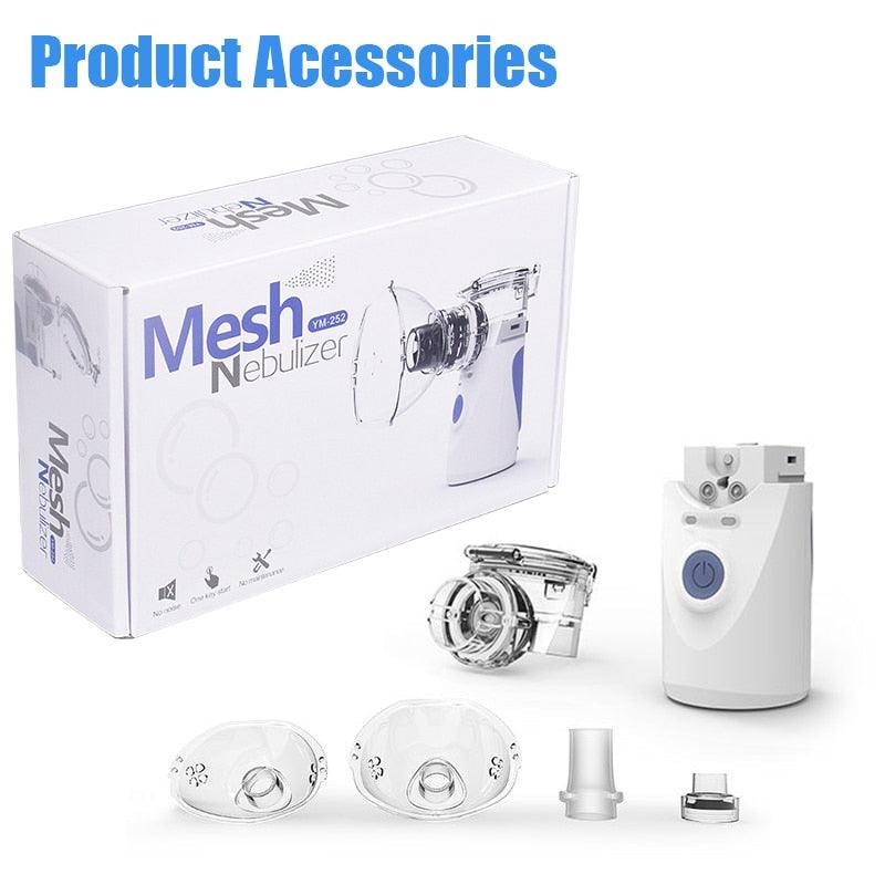 Portable Nebulizer Machine Medical Atomizer Nebuliser Inhalator Adult Children Silent Inhaler Humidificador Nebulizador Portatil - ItemBear.com