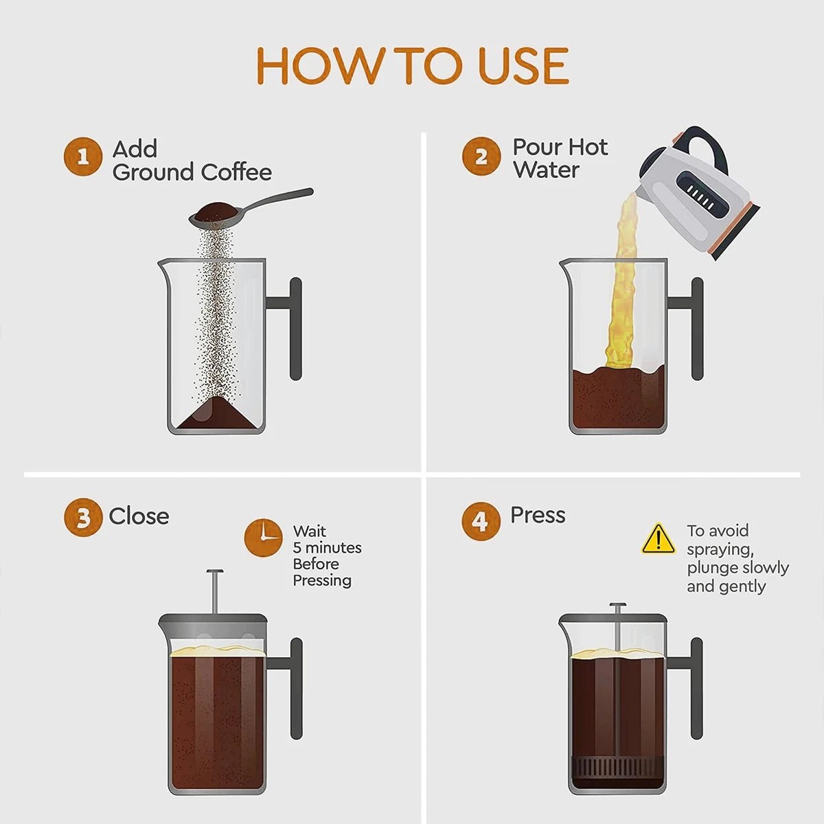 Press Coffee Maker - ItemBear.com