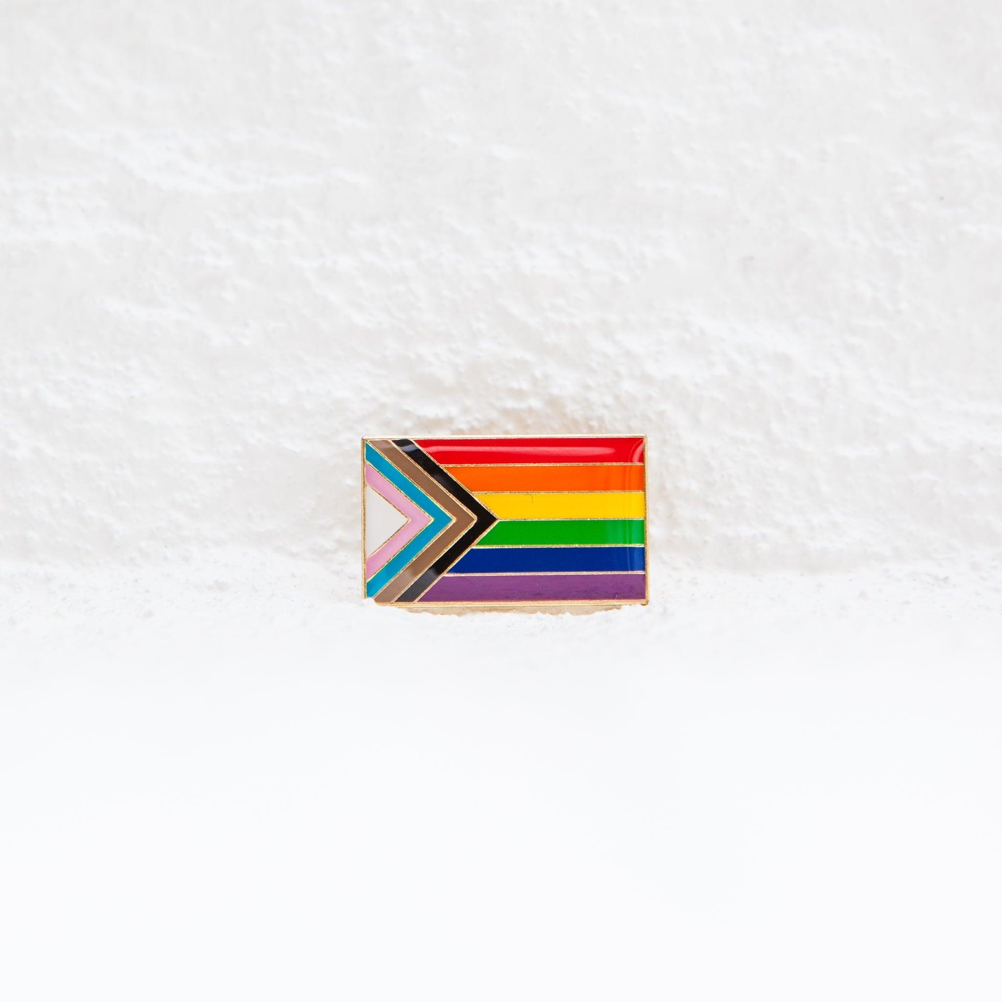 Progress Pride Flag Pin - ItemBear.com