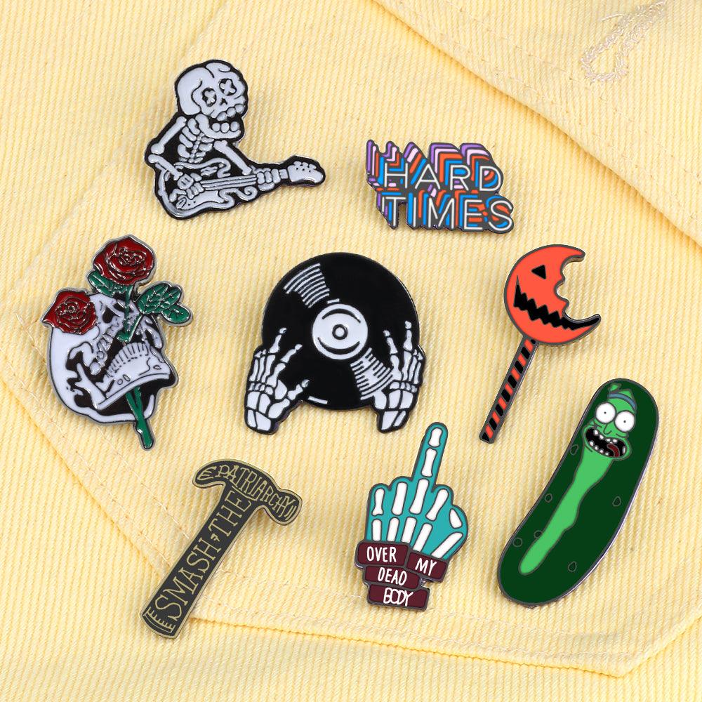 Punk Music Lover Brooch - ItemBear.com