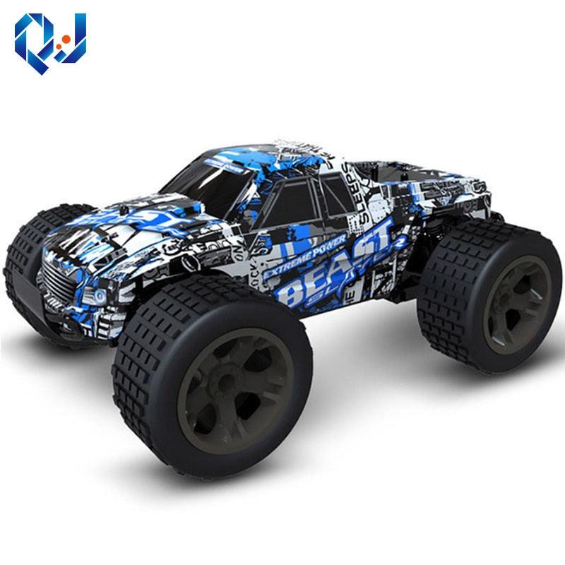 QJ New RC Car 2.4G 4CH Rock Car Driving Big Car Remote Control Car Model Off-road Vehicle Toy Wltoys RC Car Drift - ItemBear.com