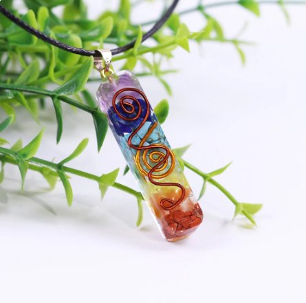 Rainbow Chakra Energy Necklace - ItemBear.com