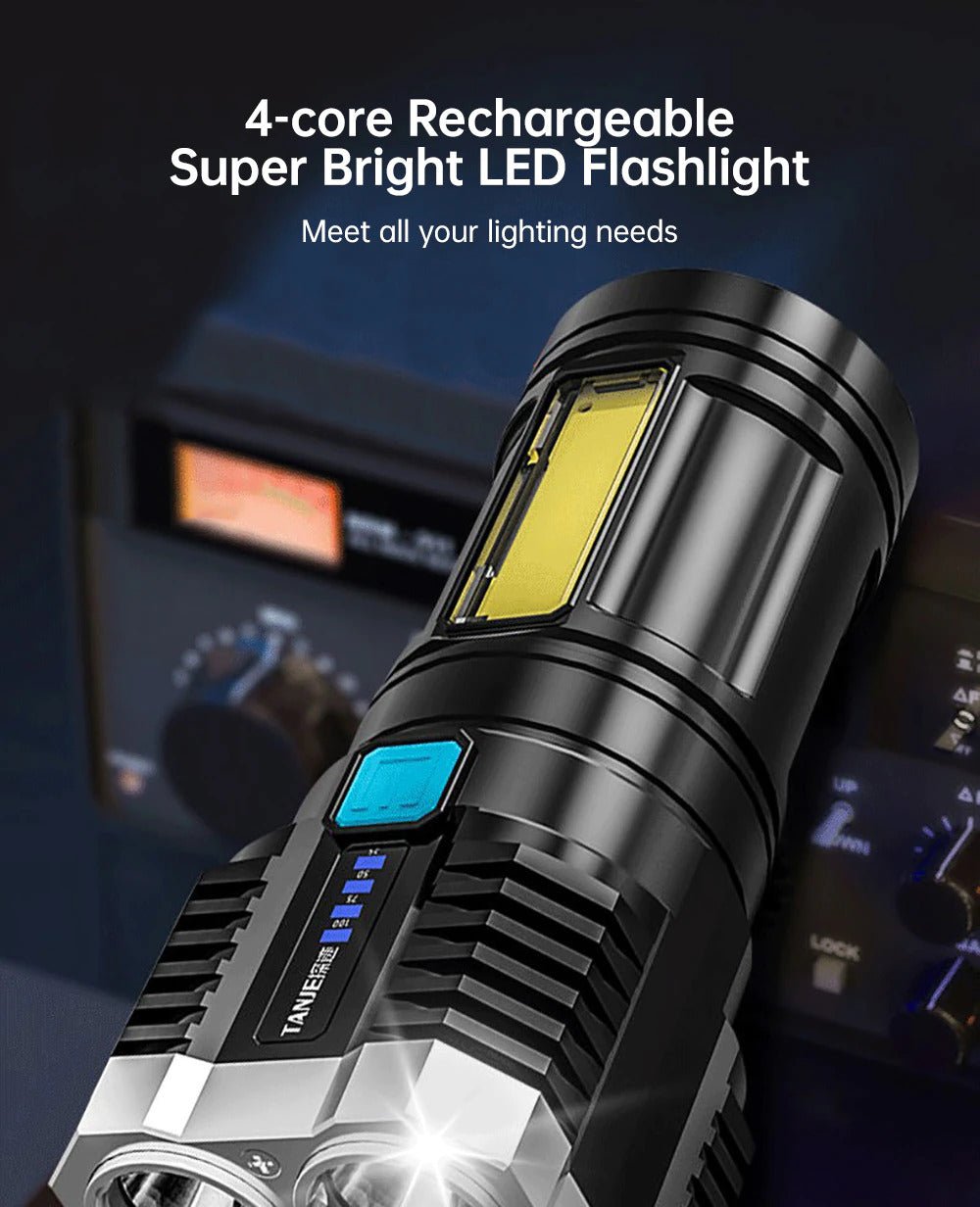 Rechargeable LED Flashligh - ItemBear.com