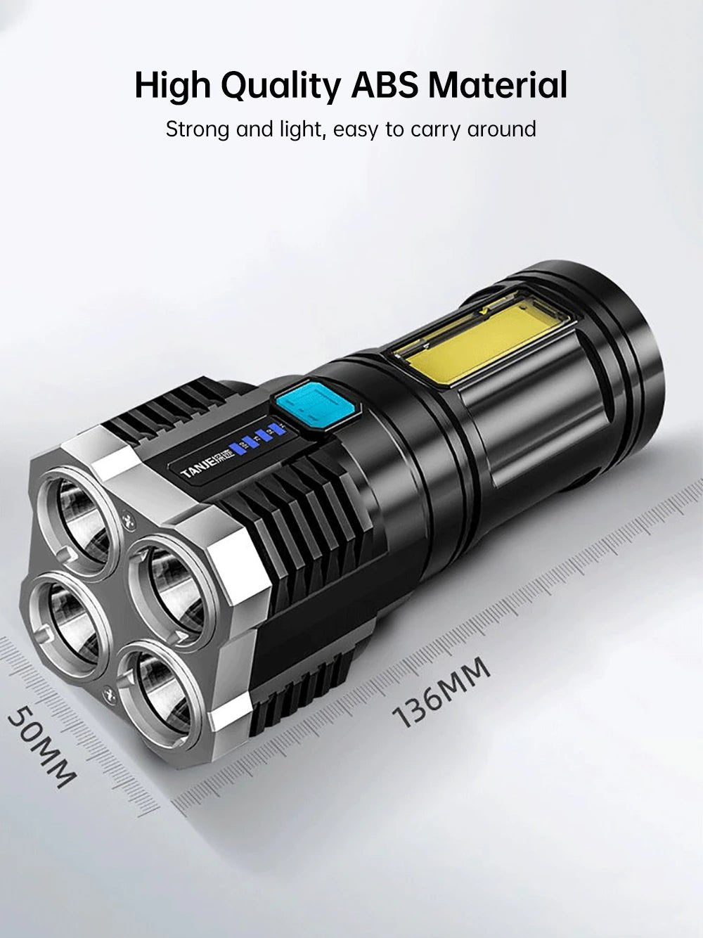 Rechargeable LED Flashligh - ItemBear.com
