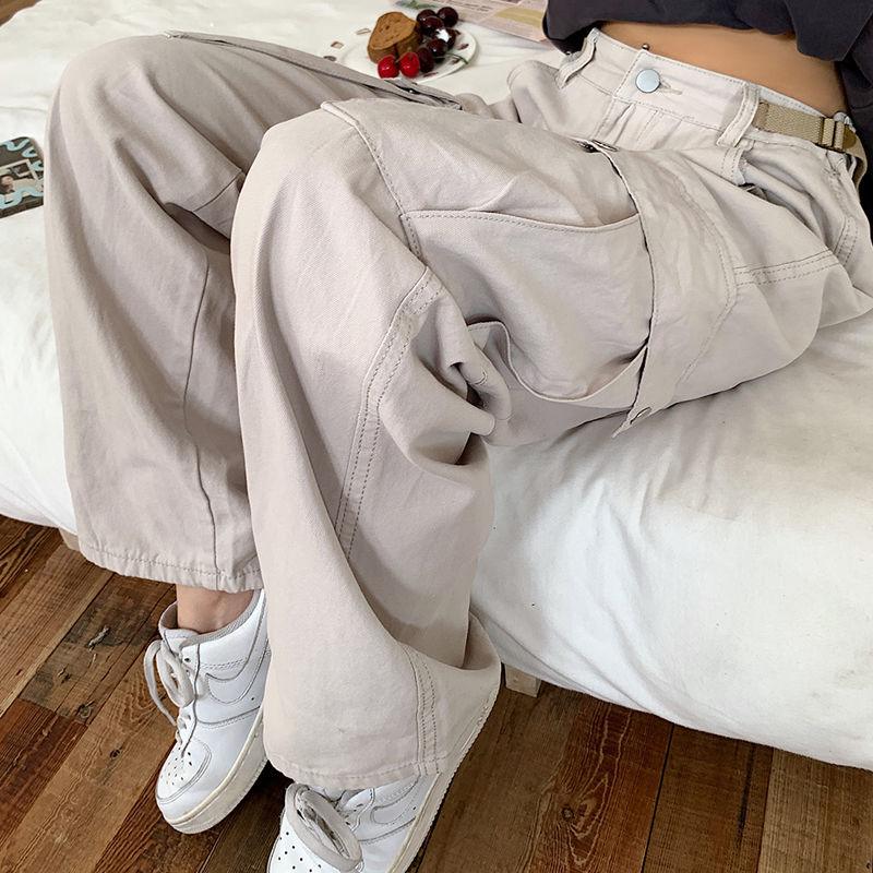 Retro Khaki Cargo Pants - ItemBear.com