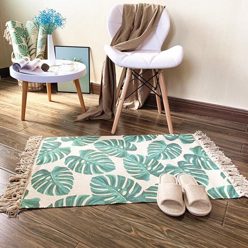 Retro Plant Carpet For Sofa and Living Room - ItemBear.com