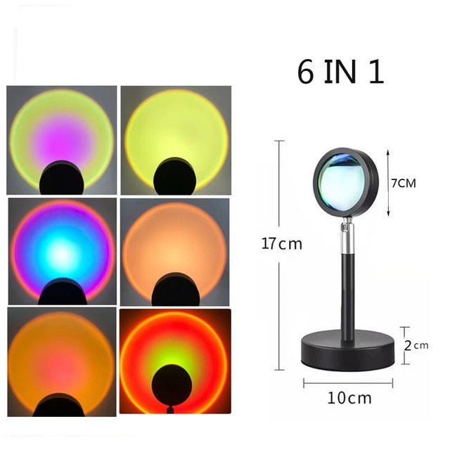 RGB Sunset Light Lamp - ItemBear.com