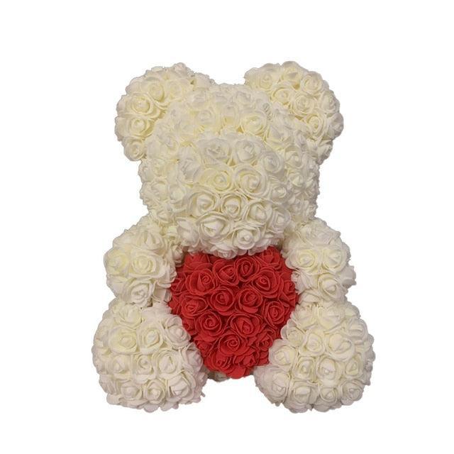 Rose Bear Heart Artificial Flower - ItemBear.com