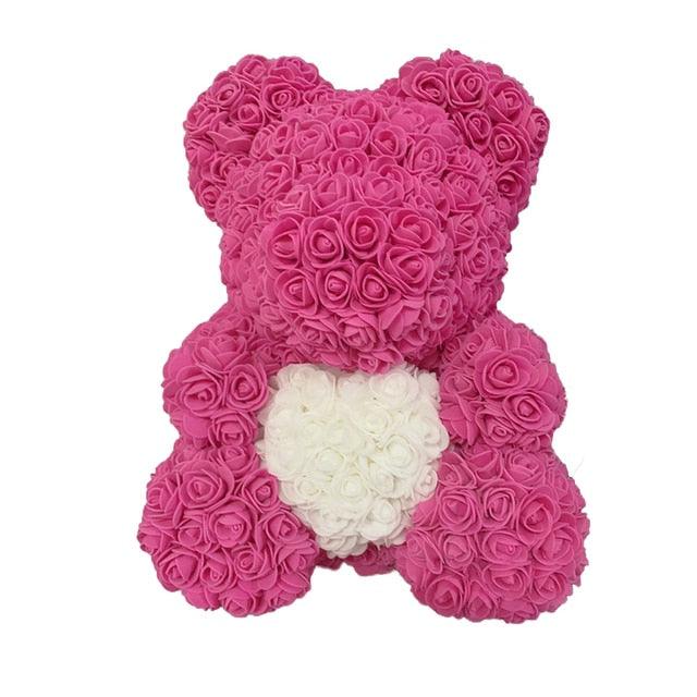 Rose Bear Heart Artificial Flower - ItemBear.com