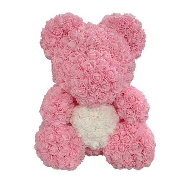 Rose Bear Heart Artificial Flower - ItemBear.com