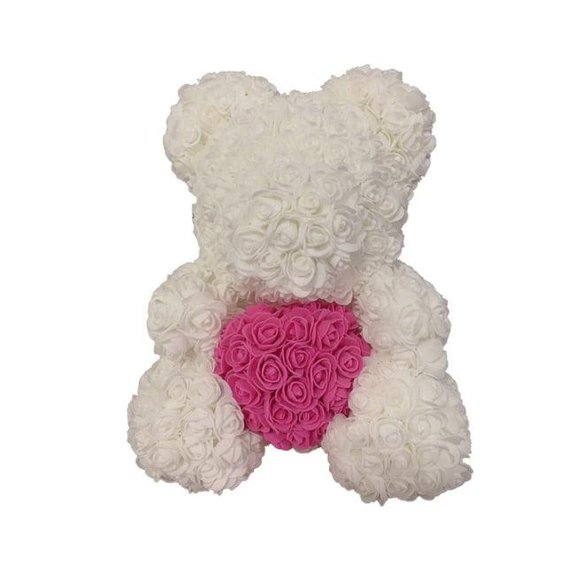 Rose Bear Heart Artificial Flower - ItemBear.com