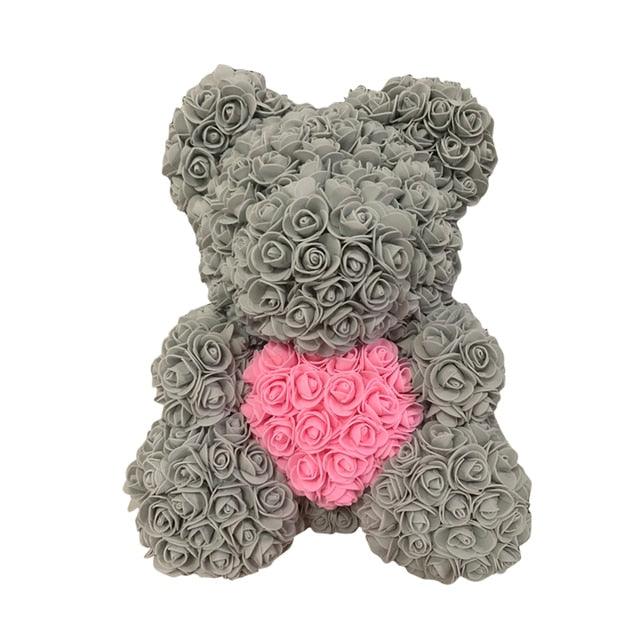 Rose Bear Heart Artificial Flower - ItemBear.com