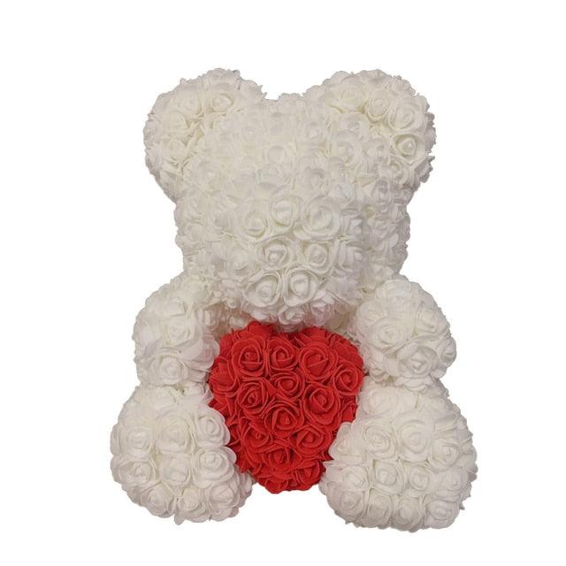 Rose Bear Heart Artificial Flower - ItemBear.com