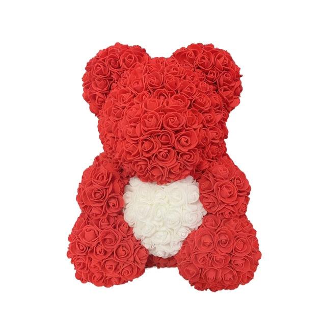 Rose Bear Heart Artificial Flower - ItemBear.com