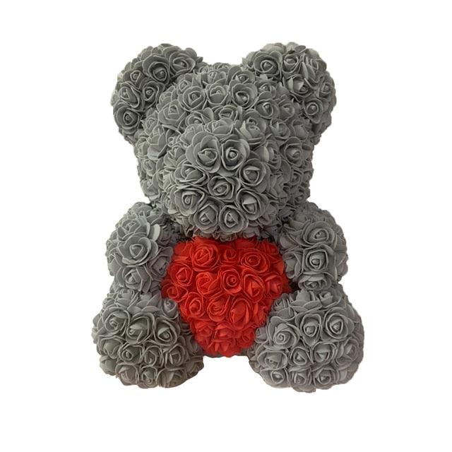 Rose Bear Heart Artificial Flower - ItemBear.com