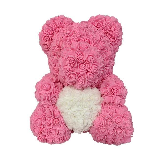 Rose Bear Heart Artificial Flower - ItemBear.com