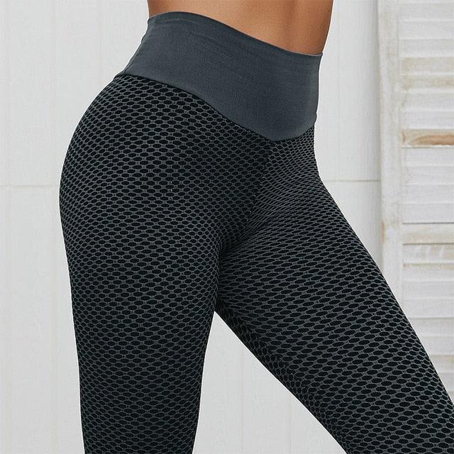 Seamless Fitness Women Yoga Leggings Push Up Gym Fitness High Waist Workout Leggings Fashion Patchwork Print High Waist Pants - ItemBear.com