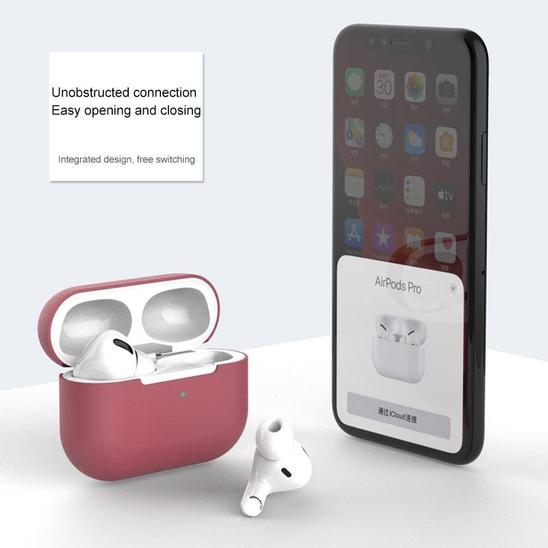 Silicone Cover Case For apple Airpods Pro Case sticker Bluetooth Case for airpod 3 For Air Pods Pro Earphone Accessories skin - ItemBear.com