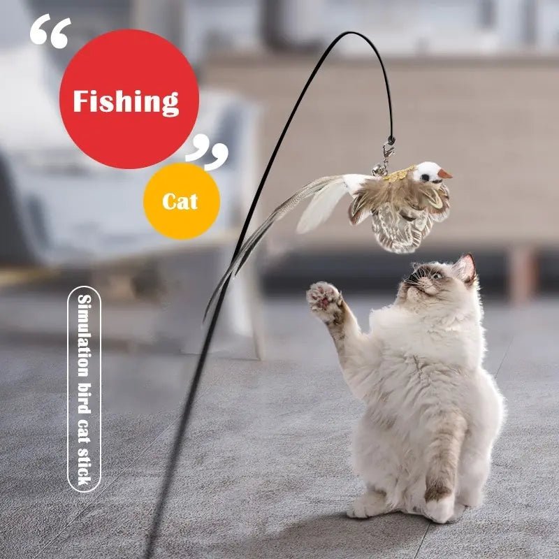 Simulation Bird Interactive Cat Toy - ItemBear.com