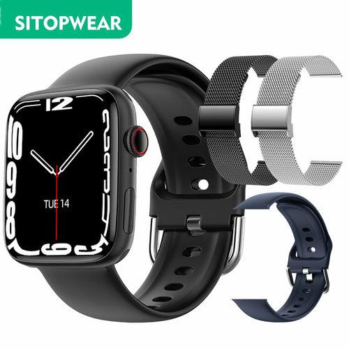 SitopWear Smart Watch Wireless Charging Smartwatch Bluetooth - ItemBear.com