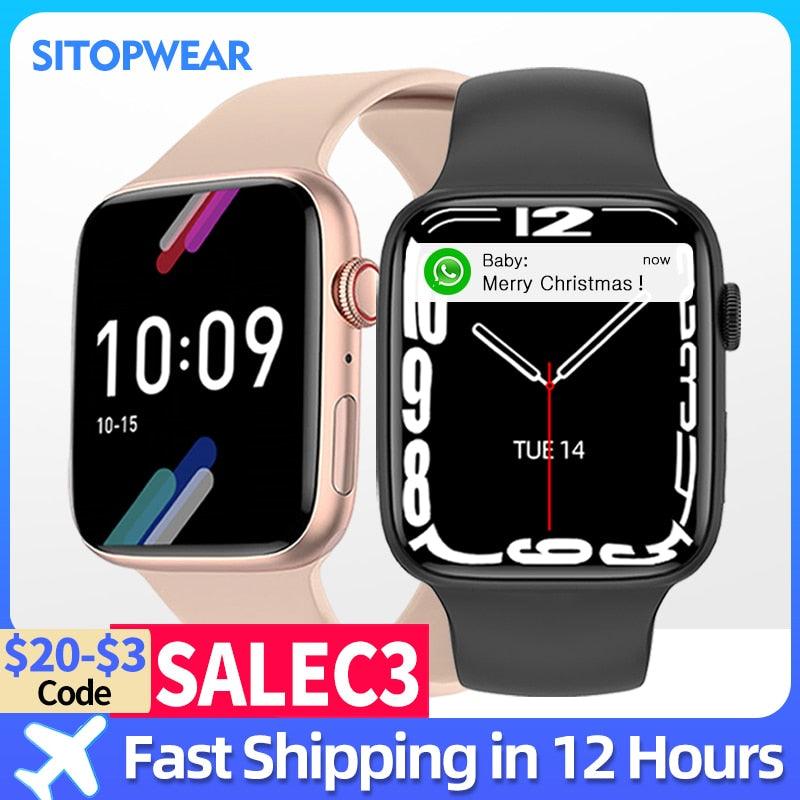 SitopWear Smart Watch Wireless Charging Smartwatch Bluetooth - ItemBear.com