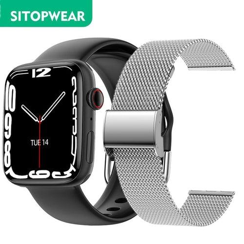 SitopWear Smart Watch Wireless Charging Smartwatch Bluetooth - ItemBear.com