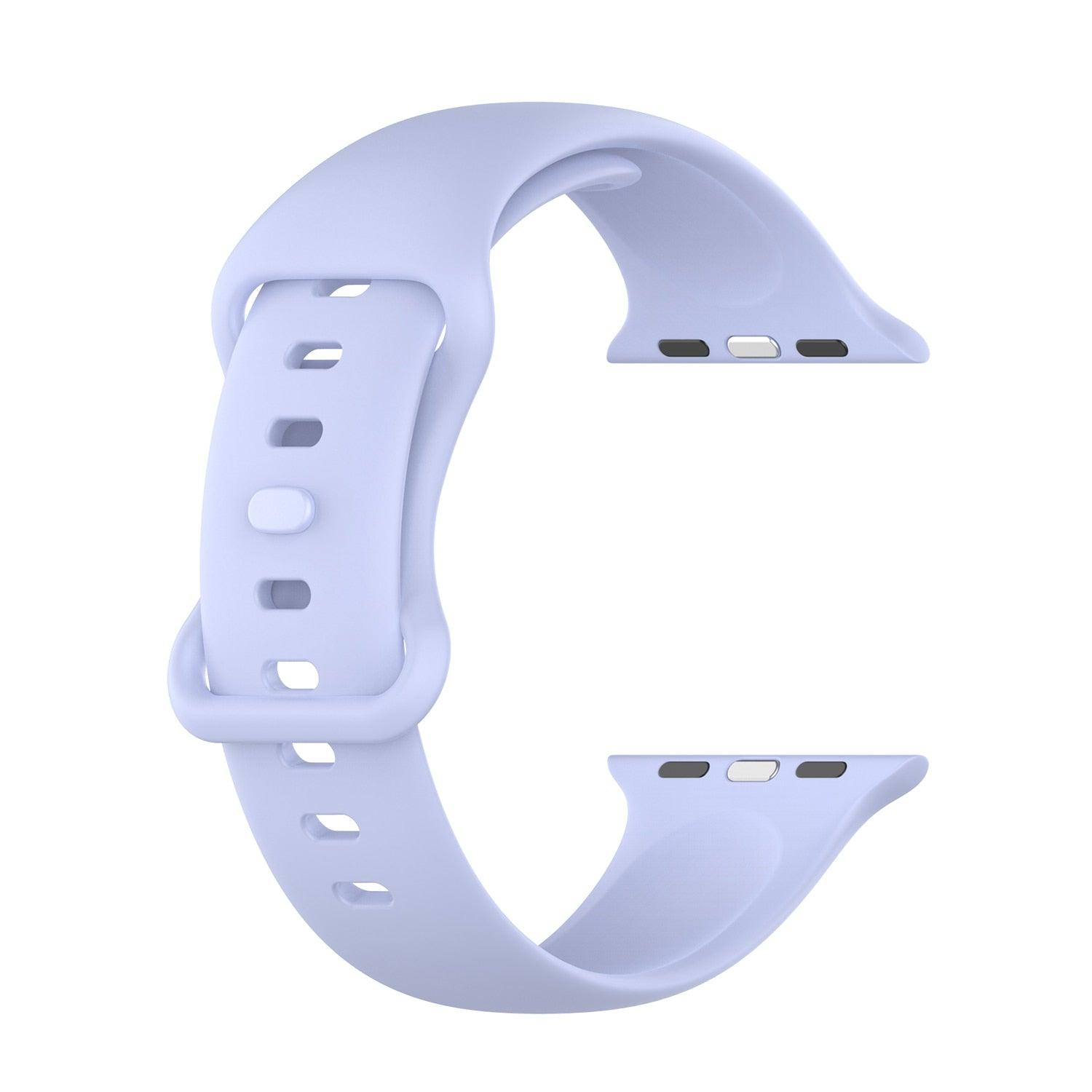 Sport For Apple Watch Se 6 5 Band 44mm 42mm Watchband Strap Smart Watch Bracelet Series 7 5 4 3 2 1 40mm 38mm Accessories Correa - ItemBear.com