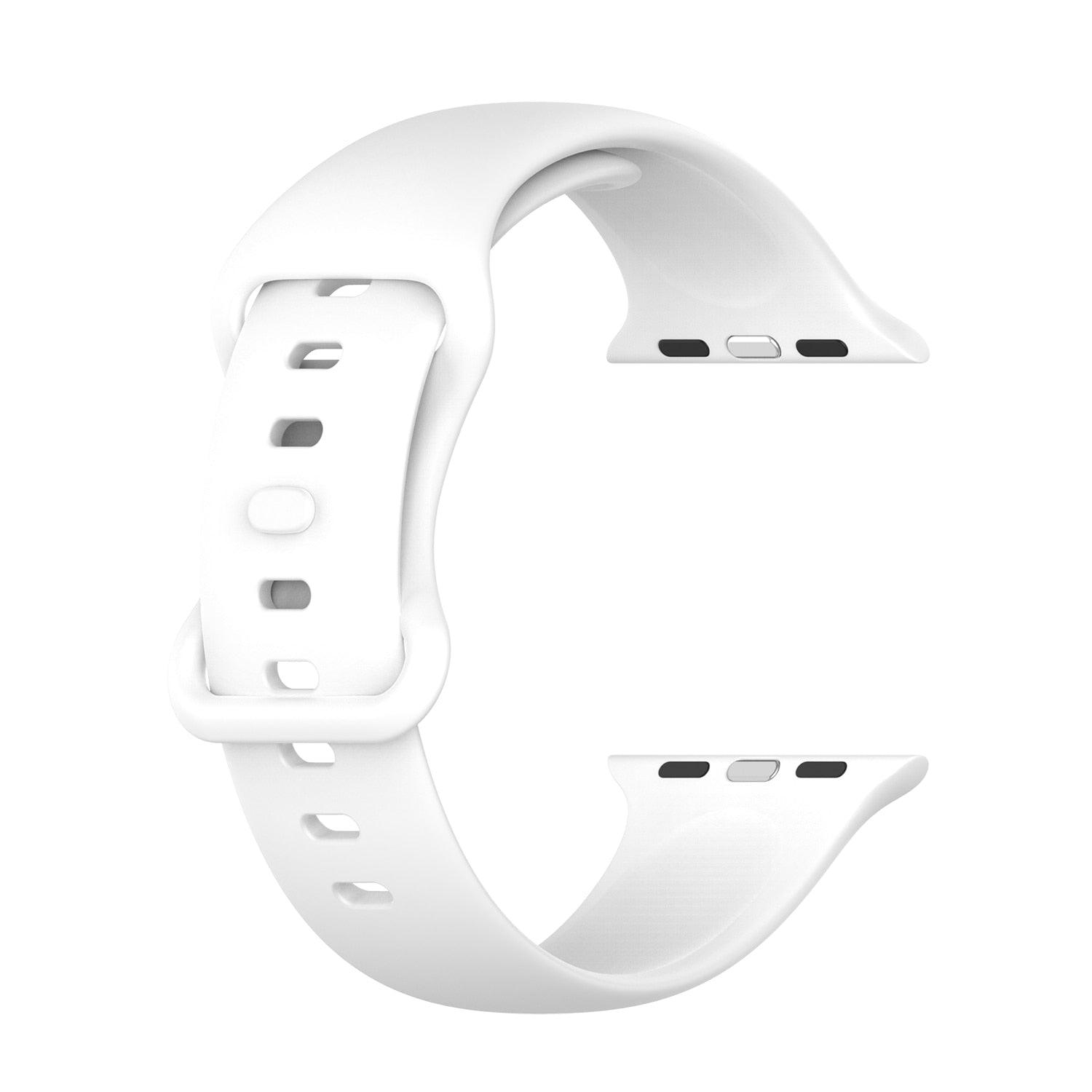 Sport For Apple Watch Se 6 5 Band 44mm 42mm Watchband Strap Smart Watch Bracelet Series 7 5 4 3 2 1 40mm 38mm Accessories Correa - ItemBear.com