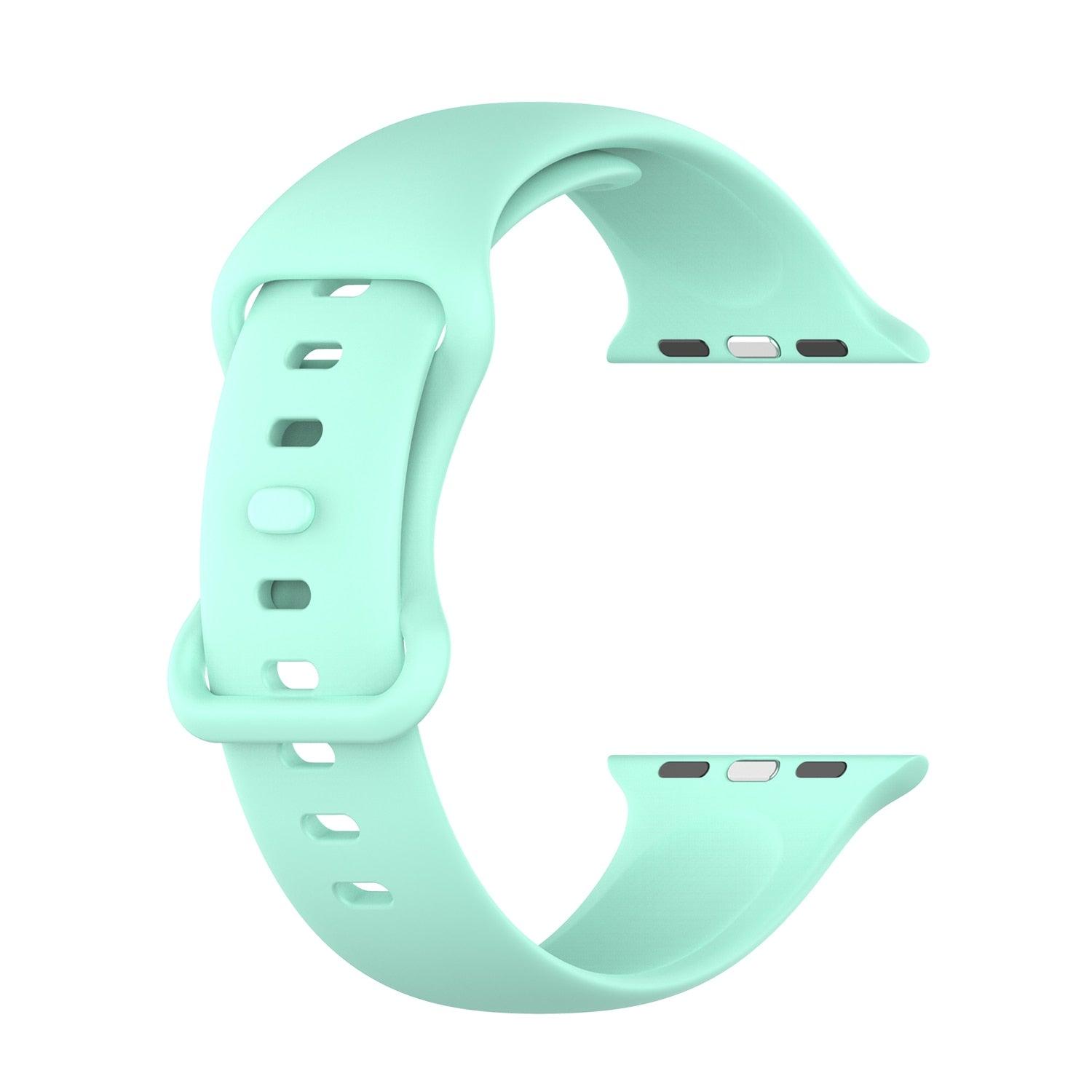 Sport For Apple Watch Se 6 5 Band 44mm 42mm Watchband Strap Smart Watch Bracelet Series 7 5 4 3 2 1 40mm 38mm Accessories Correa - ItemBear.com