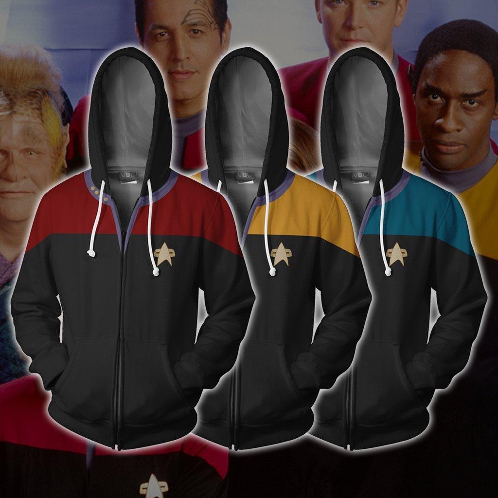 Star Trek: Deep Space Nine / Voyager 3D Hoodie Cosplay Sweatshirt - ItemBear.com