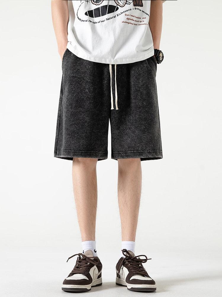 Summer Distressed Cotton Sweatshorts - ItemBear.com