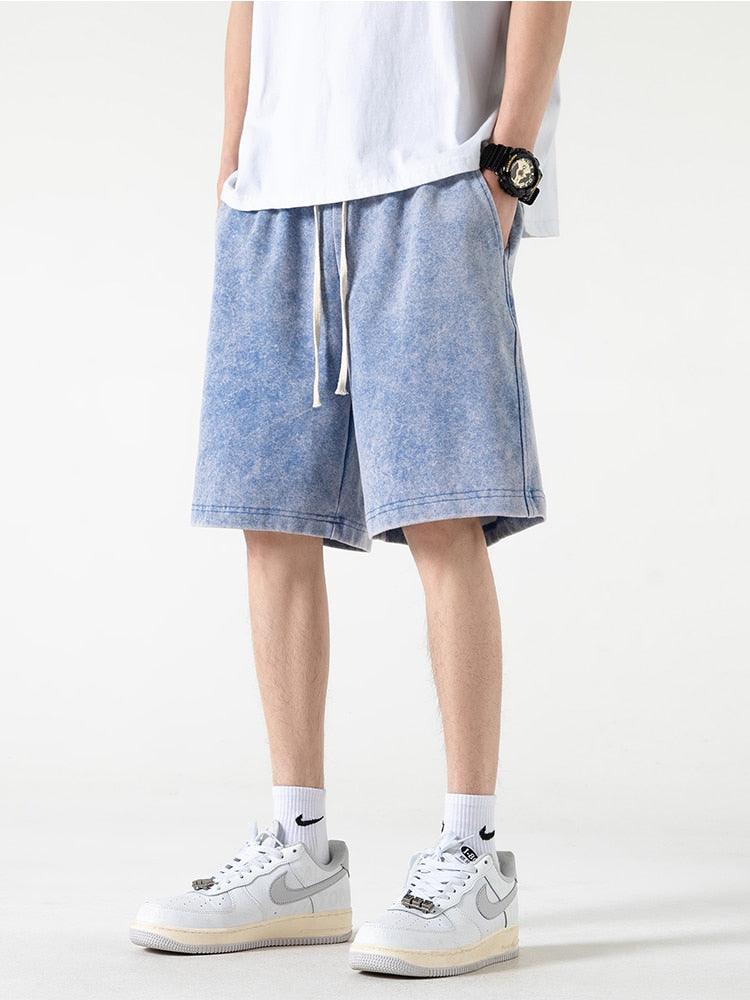 Summer Distressed Cotton Sweatshorts - ItemBear.com