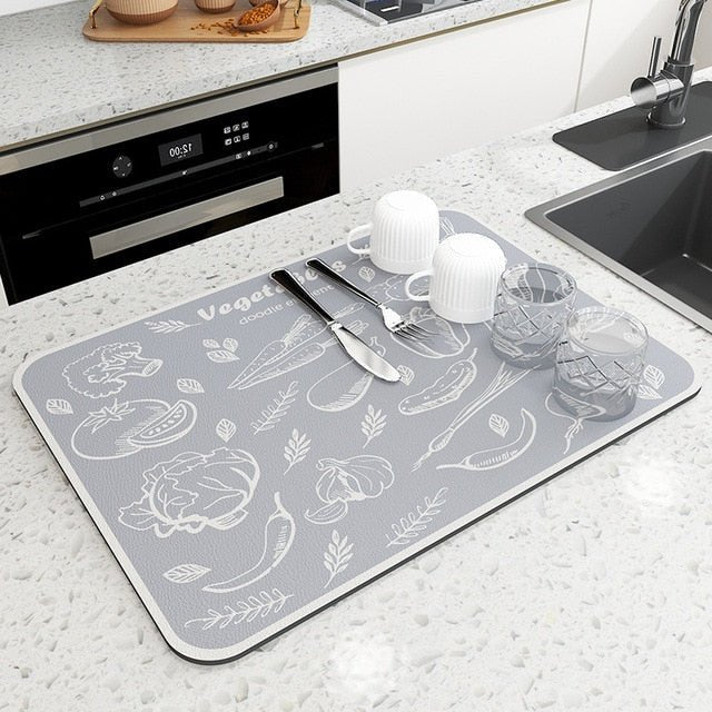 Super Absorbent Draining Mat - ItemBear.com